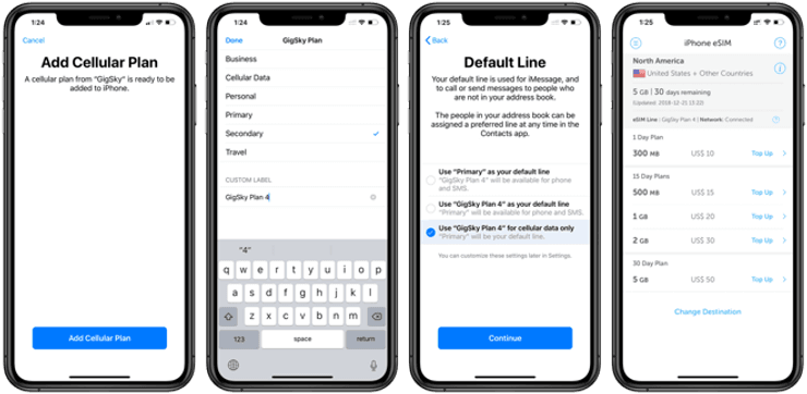 Apple Insider Reviews GigSky eSIM Service for iPhone XS, XS Max, XR