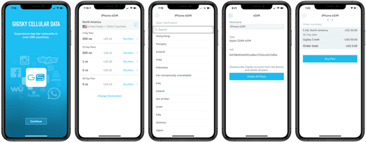 Apple Insider Reviews GigSky eSIM Service for iPhone XS, XS Max, XR