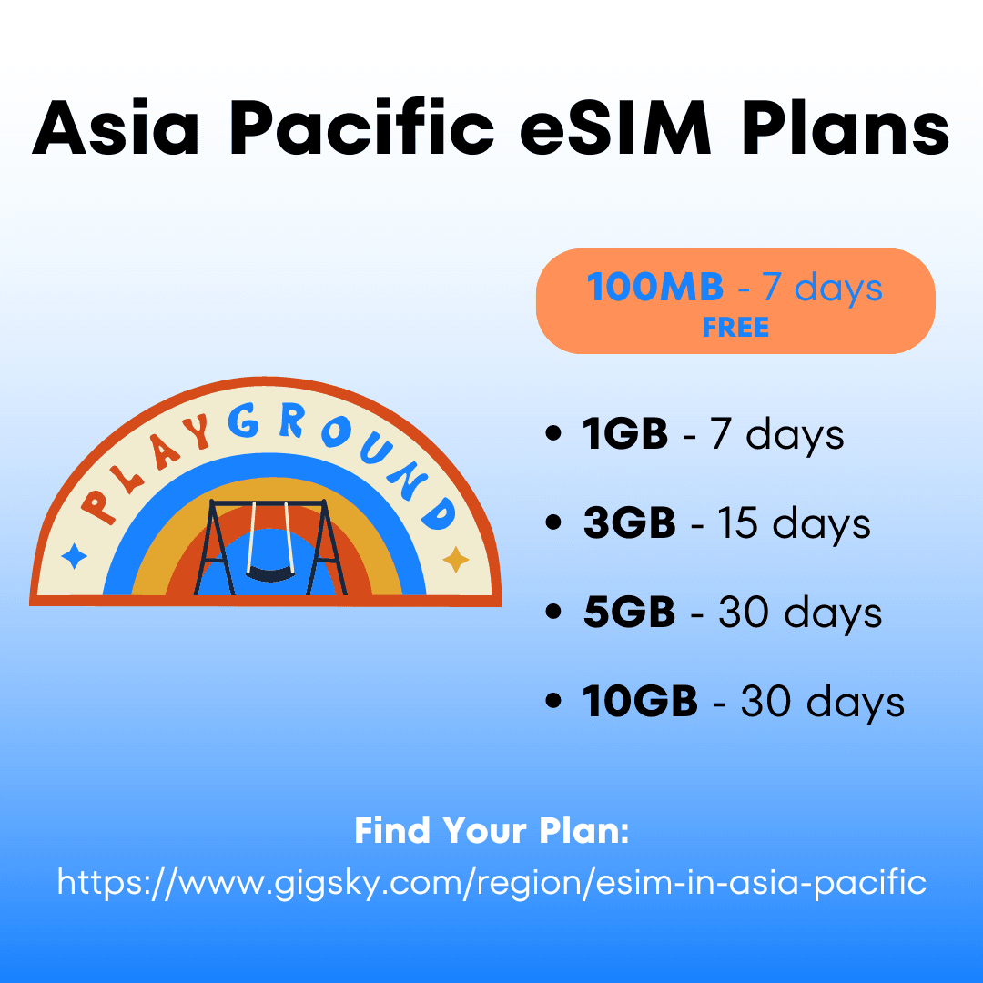 Asia Pacific eSIM plans