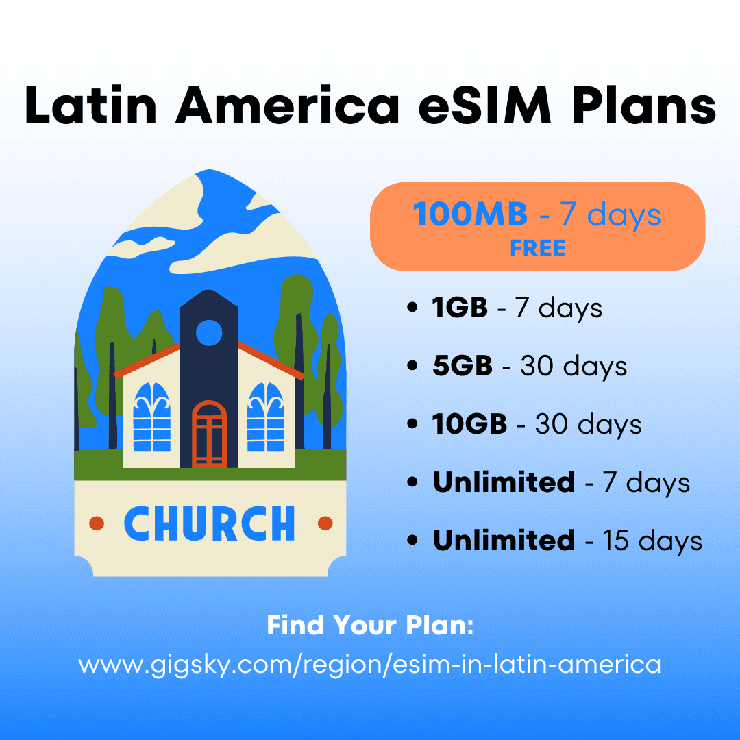 Latin america esim plans