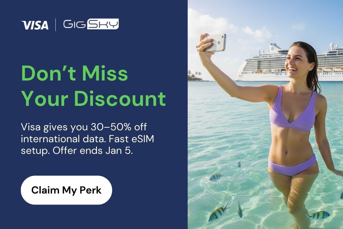 Your Visa Card Benefits Might Include This Hidden International Data Discount (December 2025)