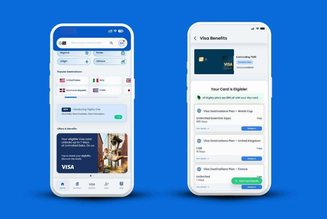 Get a Free eSIM UK with Unlimited Data for Up to 7 Days With Your Eligible Visa Card