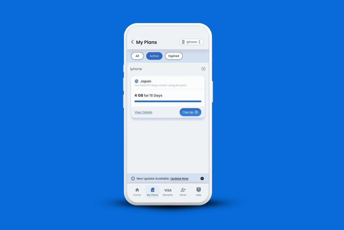 Como funciona uma recarga de eSIM e quando é necessário adquirir um novo plano