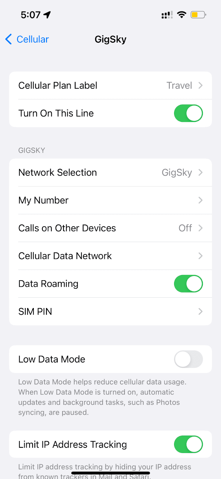 How to configure your iPhone for GigSky Mobile Data