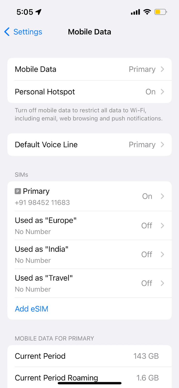 How to configure your iPhone for GigSky Mobile Data